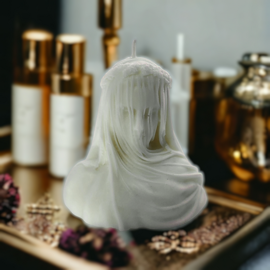 Veiled Lady Pillar Candle