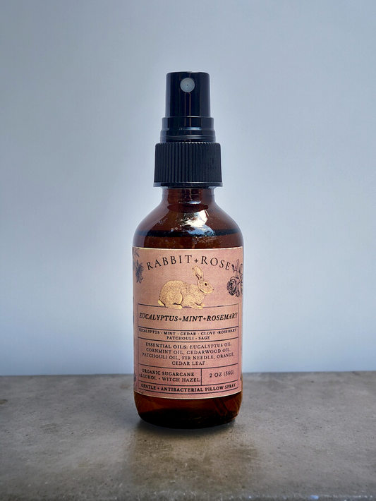 Pillow Spray- Eucalyptus + Mint + Rosemary
